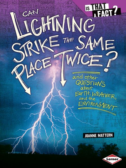 Title details for Can Lightning Strike the Same Place Twice? by Joanne Mattern - Available